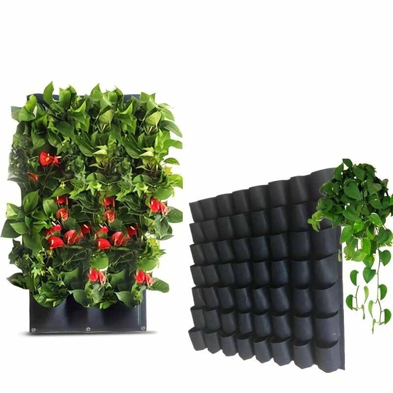 Agriculture Vertical Farming - Çok cep bitki dikme çantası keçe